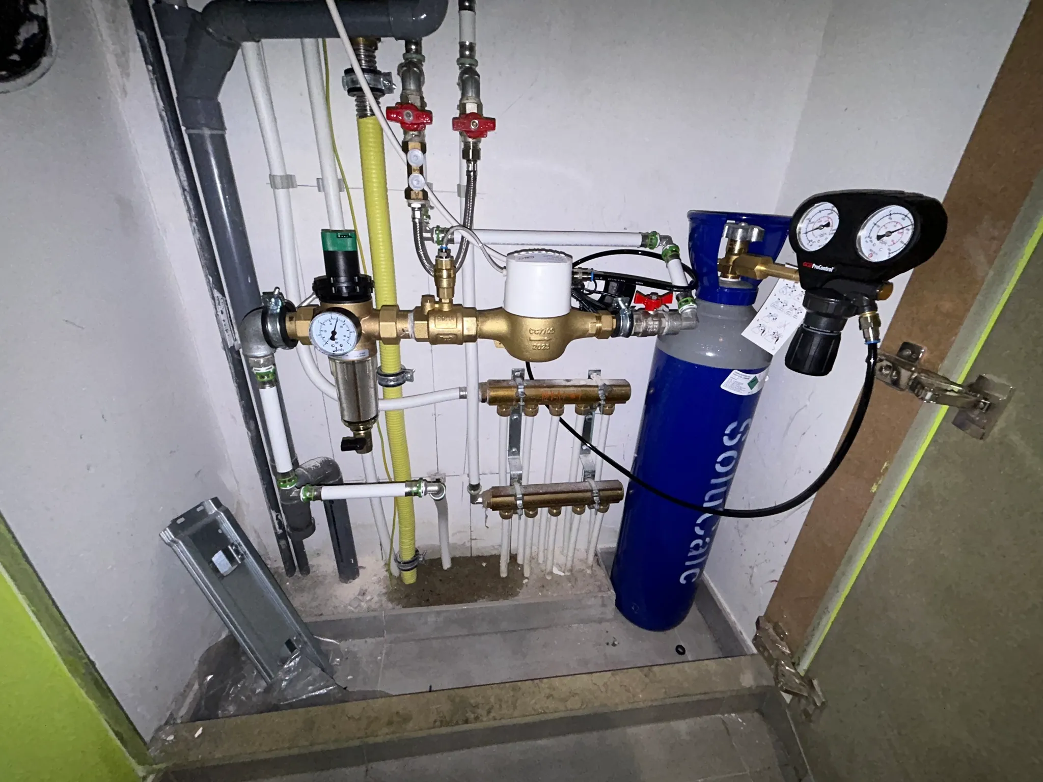 Adoucisseur d’eau au CO₂ Solucalc installé chez un particulier